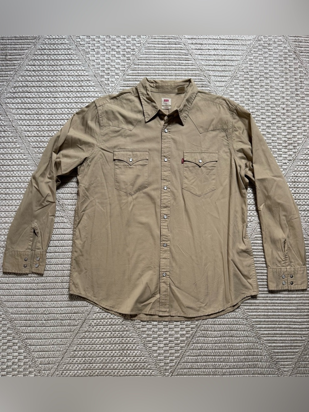Levi’s western snap shirt xl